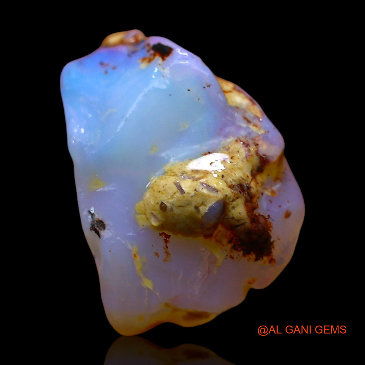 6.00 Cts Natural Australian Fire Opal Loose Gemstone Fancy Rough 15x10x7 mm RD-919