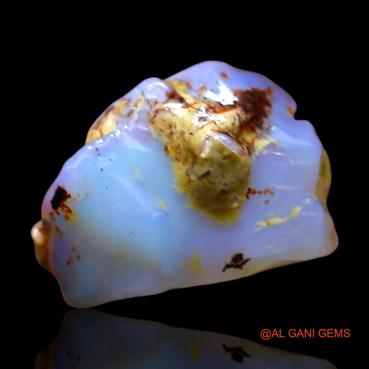 6.00 Cts Natural Australian Fire Opal Loose Gemstone Fancy Rough 15x10x7 mm RD-919