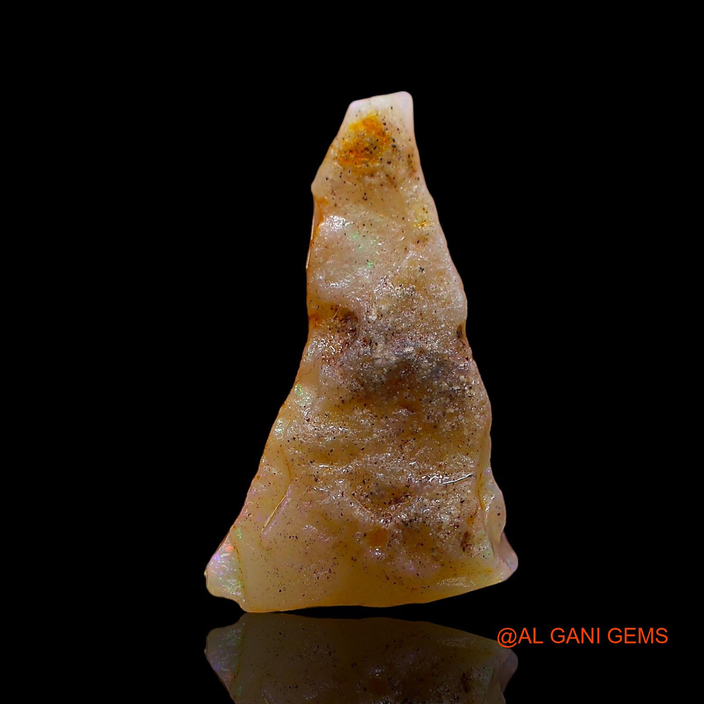 3.00 Cts Unheated Australian Fire Opal Loose Gemstone Fancy Rough Natural 15x8x5 mm RD-91