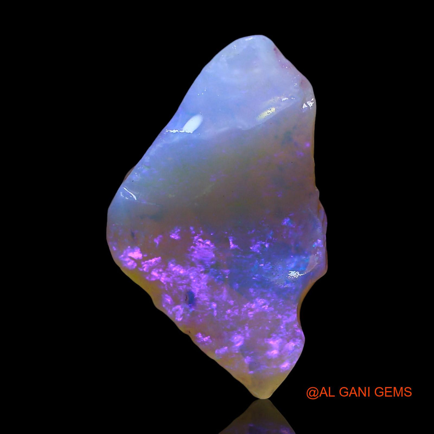 4.00 Cts Natural Australian Fire Opal Loose Gemstone Fancy Rough 18x11x5 mm RD-922