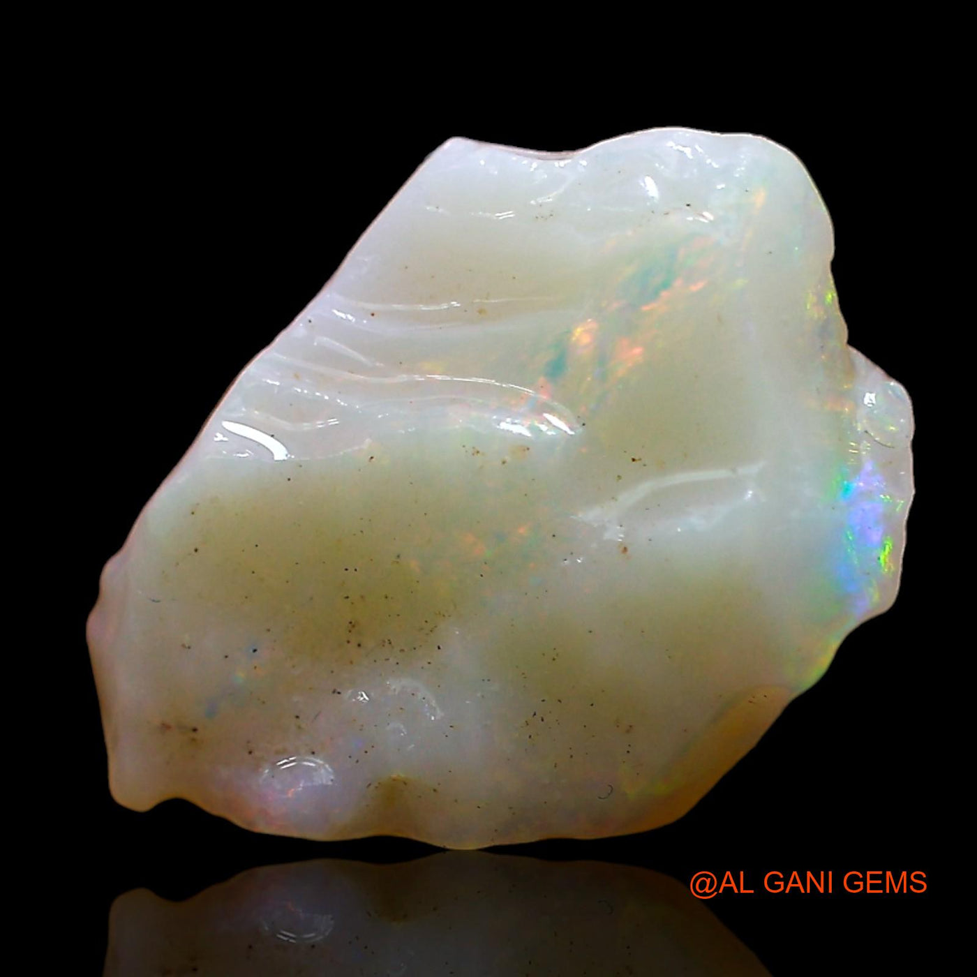 2.00 Cts Natural Australian Fire Opal Loose Gemstone Fancy Rough 15x10x3 mm RD-92