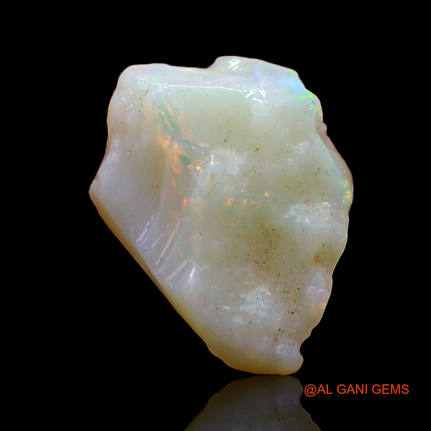 2.00 Cts Natural Australian Fire Opal Loose Gemstone Fancy Rough 15x10x3 mm RD-92