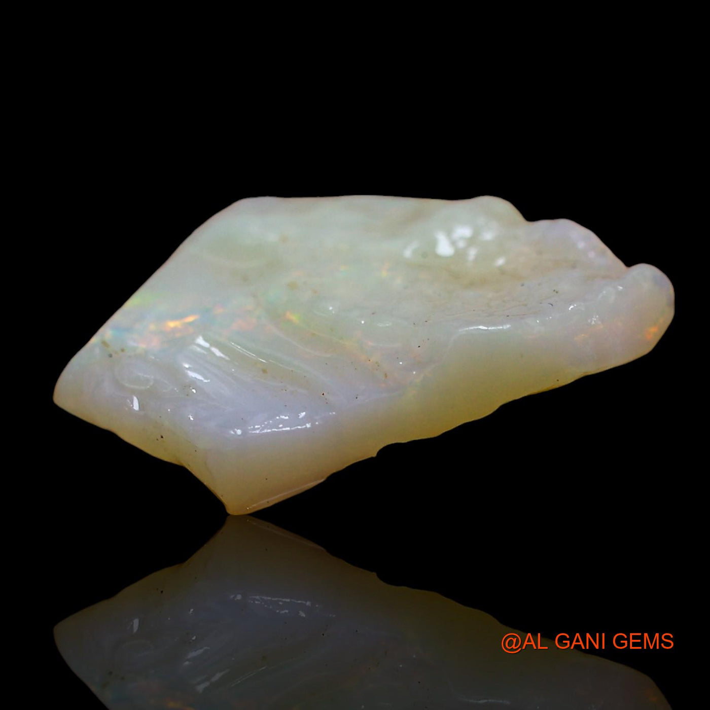 2.00 Cts Natural Australian Fire Opal Loose Gemstone Fancy Rough 15x10x3 mm RD-92