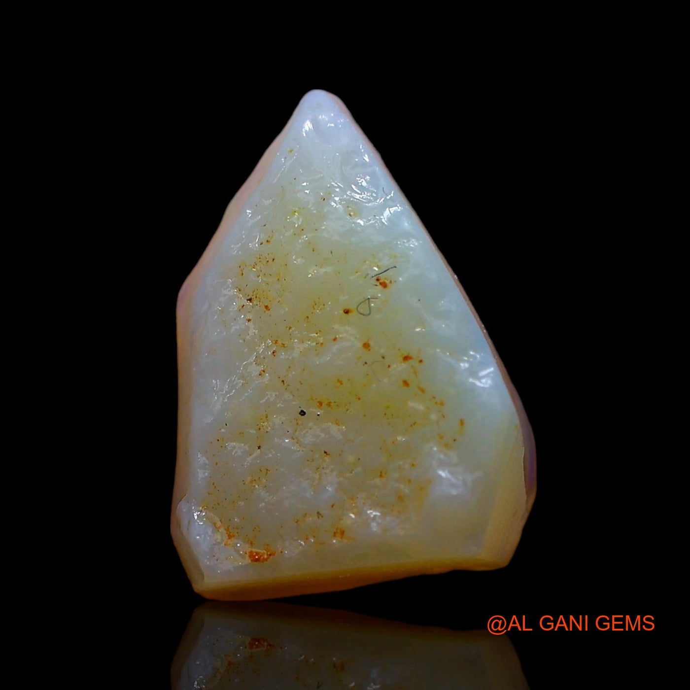 4.00 Cts Natural Australian Fire Opal Fancy Rough Loose Gemstone For Jewelry 12x9x5 mm RD-97
