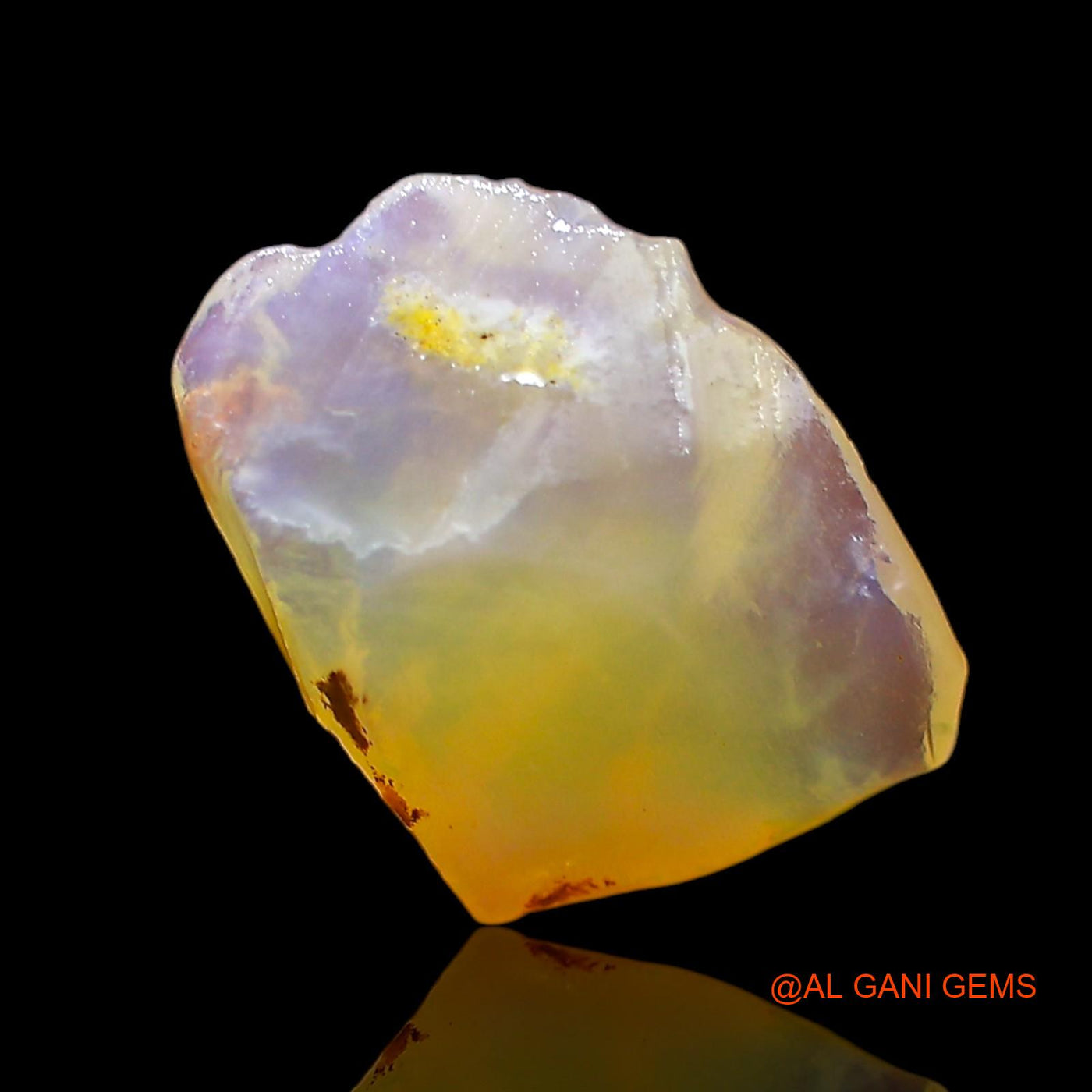 Natural Untreated Fire Opal Loose Gemstone Fancy Rough From Australia 3.00 Cts 12x9x5 mm RD-99