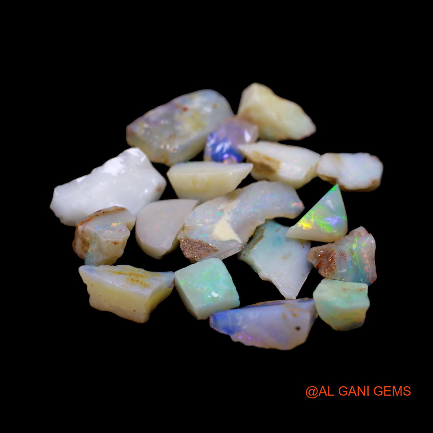 Natural Fire Opal Loose Gemstone Fancy Rough From Australia 17 Pcs Wholesale Lot 36.00 Cts 6X78 TO 9X19 MM RD-9