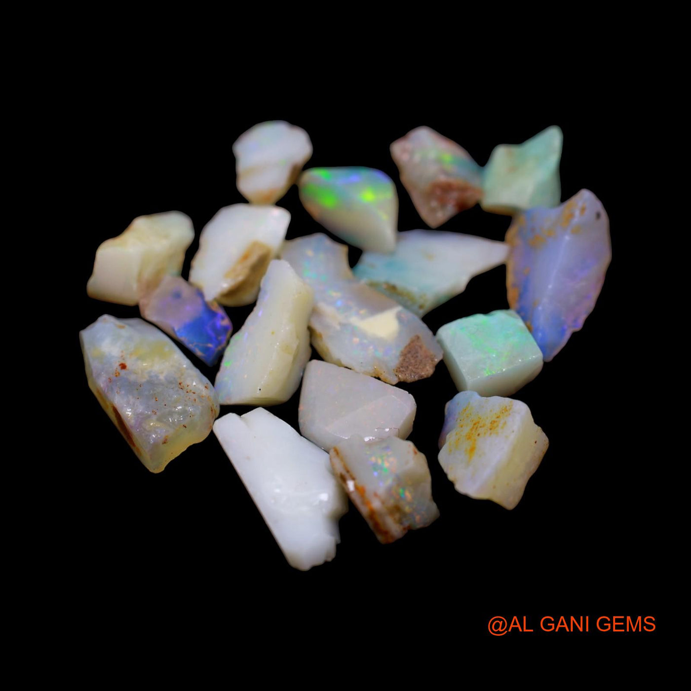Natural Fire Opal Loose Gemstone Fancy Rough From Australia 17 Pcs Wholesale Lot 36.00 Cts 6X78 TO 9X19 MM RD-9