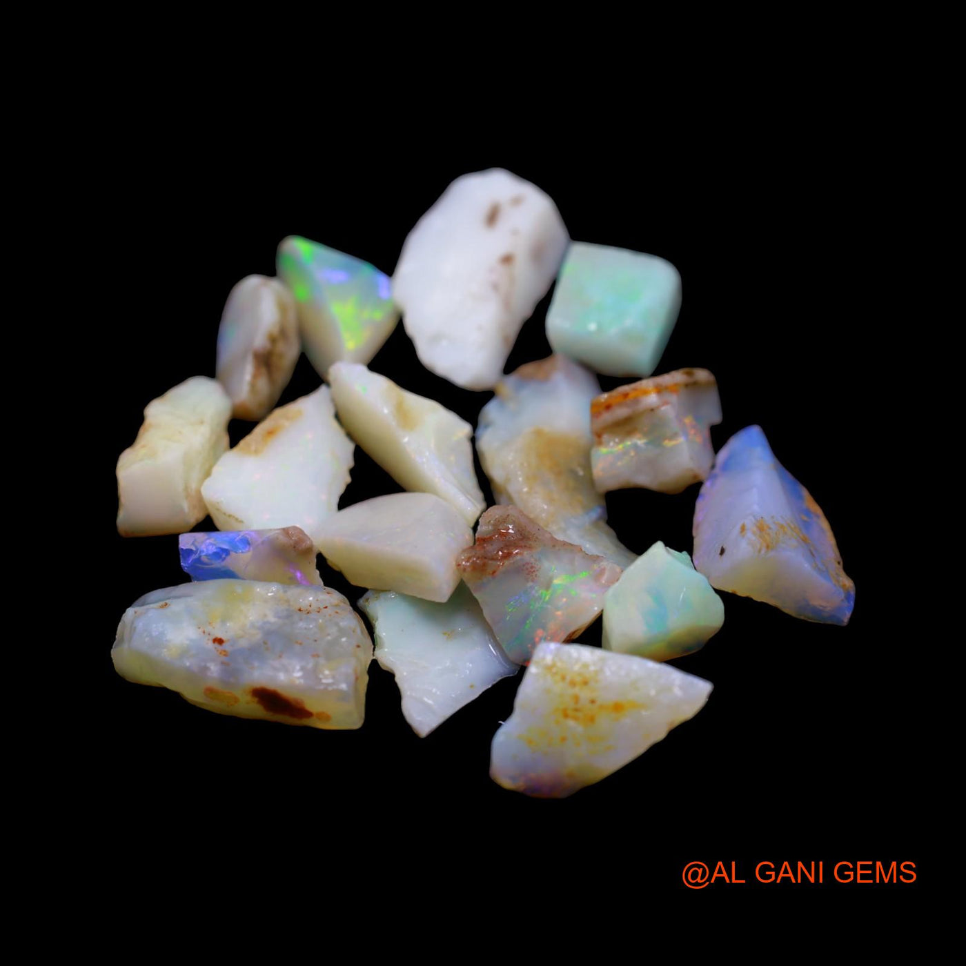 Natural Fire Opal Loose Gemstone Fancy Rough From Australia 17 Pcs Wholesale Lot 36.00 Cts 6X78 TO 9X19 MM RD-9