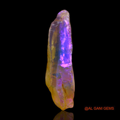 Natural Untreated Fire Opal Loose Gemstone Fancy Rough From Australia 3.00 Cts 15x8x4 mm RE-1000