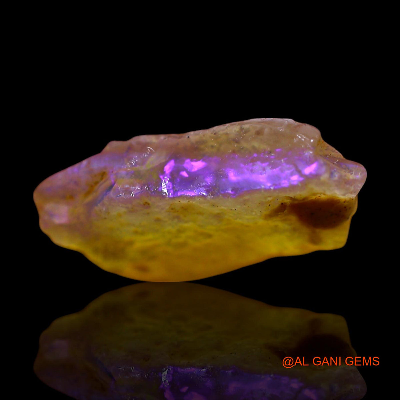 Natural Untreated Fire Opal Loose Gemstone Fancy Rough From Australia 3.00 Cts 15x8x4 mm RE-1000
