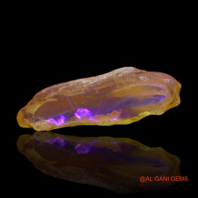 Natural Untreated Fire Opal Loose Gemstone Fancy Rough From Australia 3.00 Cts 15x8x4 mm RE-1000