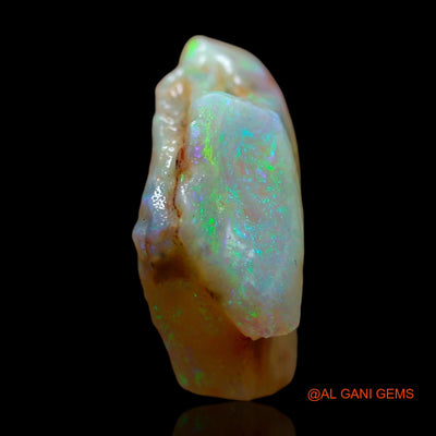Natural Fire Opal Gemstone 7.00 Cts Loose Fancy Rough From Australia 16x15x6 mm RE-101