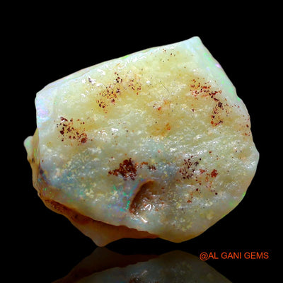 Natural Fire Opal Gemstone 7.00 Cts Loose Fancy Rough From Australia 16x15x6 mm RE-101