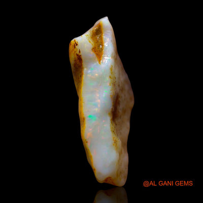 Natural Fire Opal Gemstone 7.00 Cts Loose Fancy Rough From Australia 24x12x6 mm RE-10