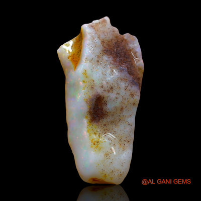 Natural Fire Opal Gemstone 7.00 Cts Loose Fancy Rough From Australia 24x12x6 mm RE-10