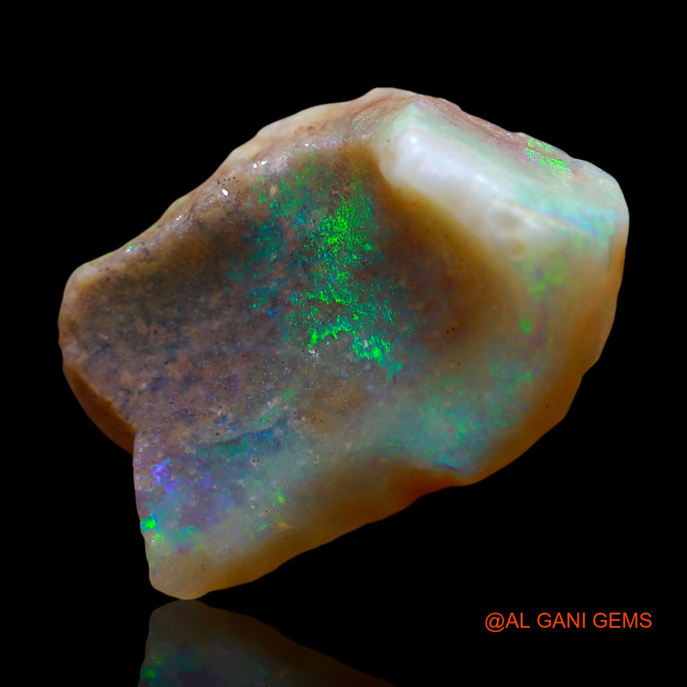 6.00 Cts Natural Australian Fire Opal Loose Gemstone Fancy Rough 17x12x5 mm RE-113