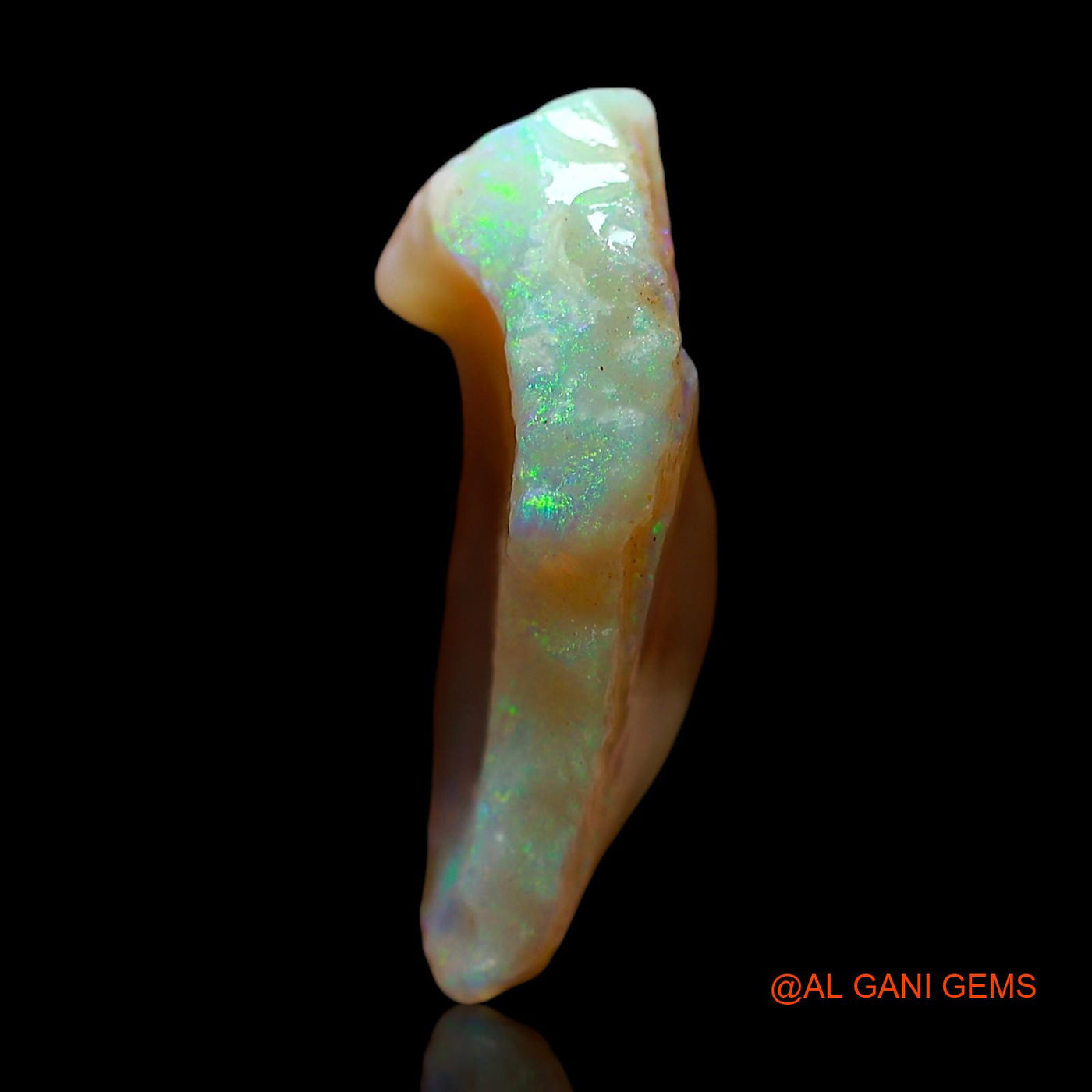 6.00 Cts Natural Australian Fire Opal Loose Gemstone Fancy Rough 17x12x5 mm RE-113