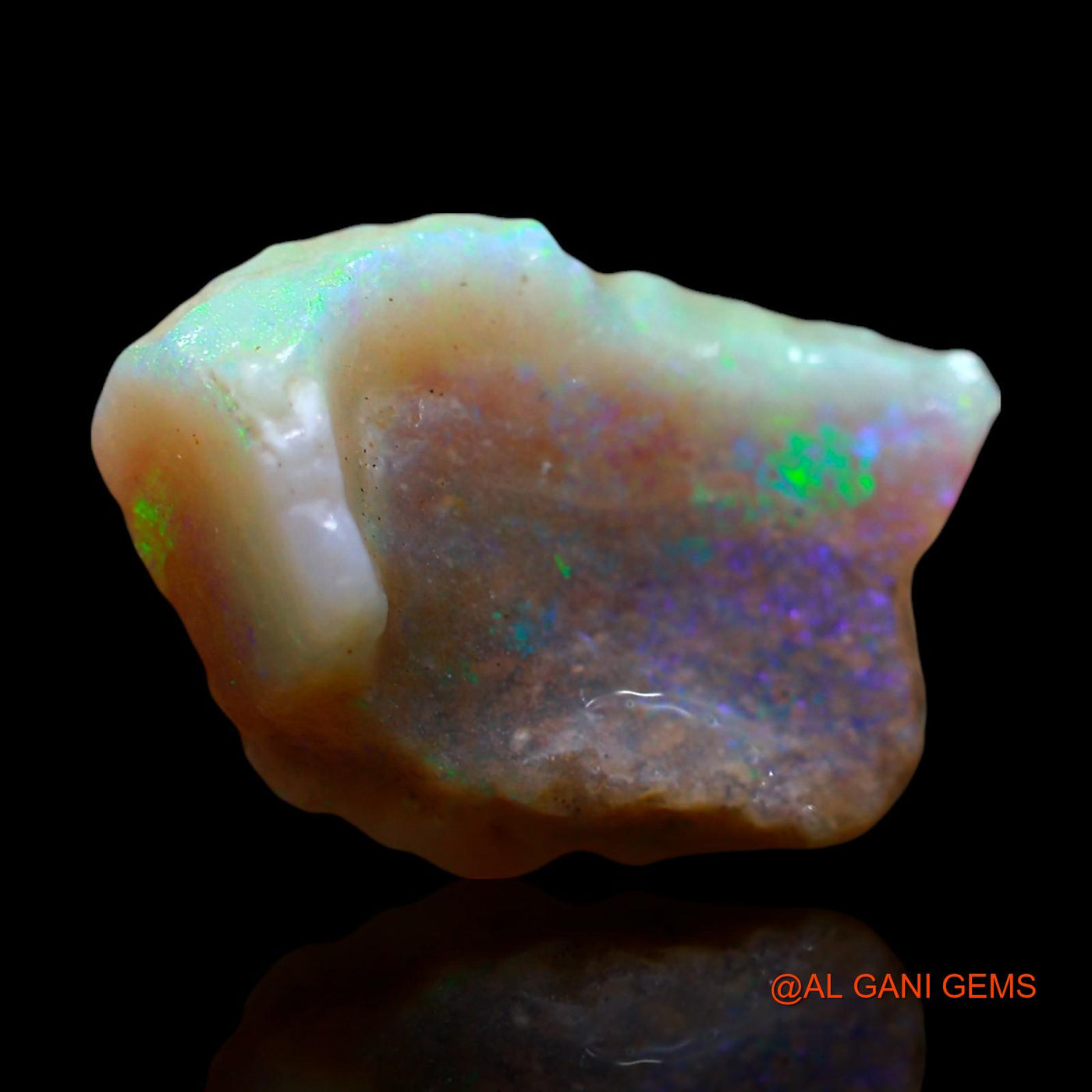 6.00 Cts Natural Australian Fire Opal Loose Gemstone Fancy Rough 17x12x5 mm RE-113