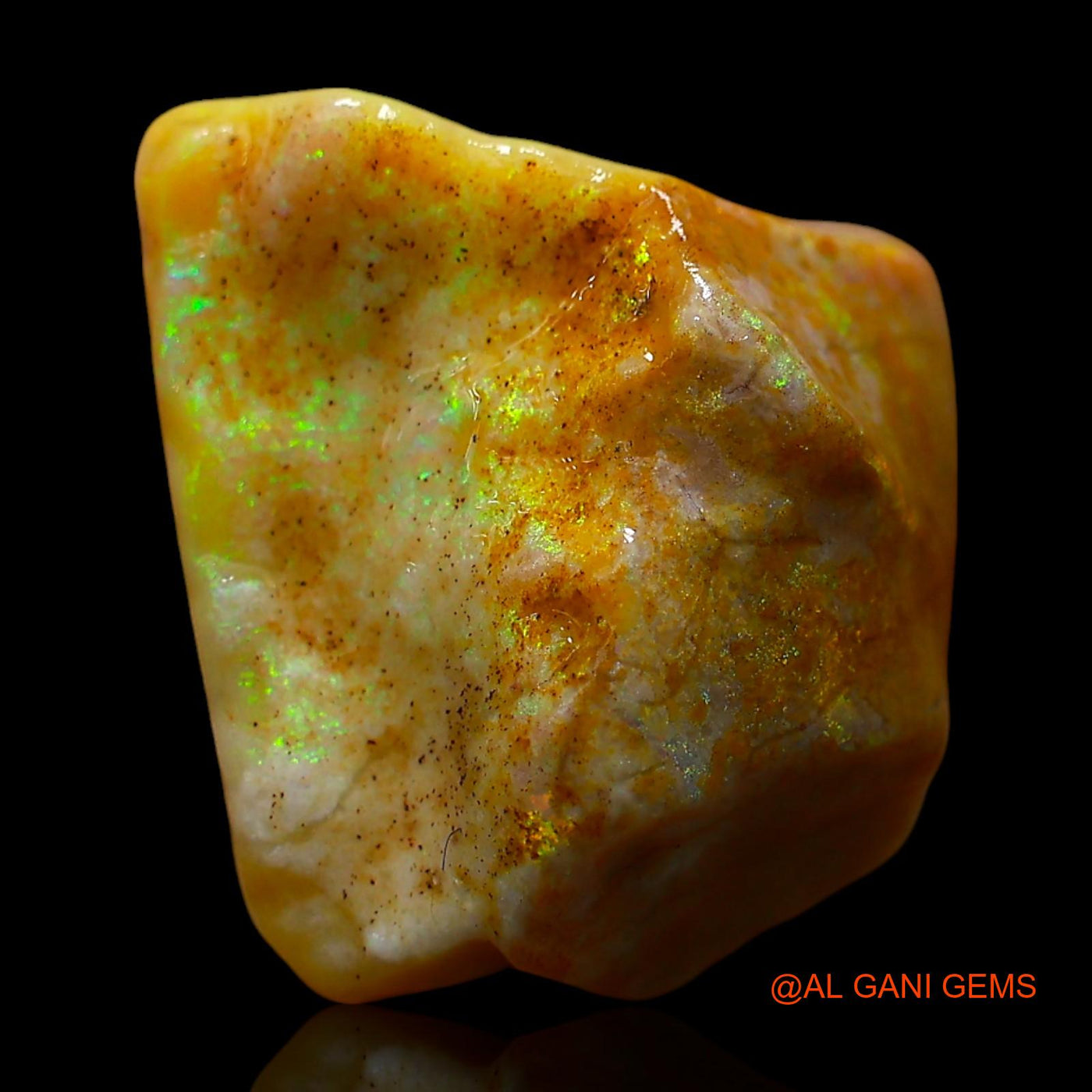 8.00 Cts Natural Australian Fire Opal Loose Gemstone Fancy Rough 17x14x7 mm RE-114