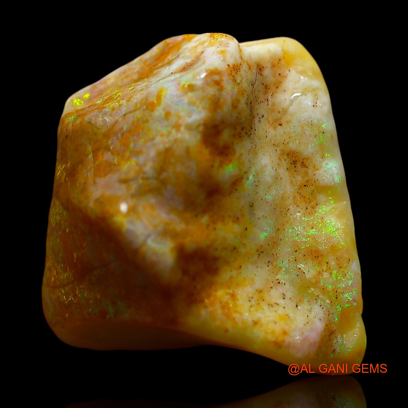 8.00 Cts Natural Australian Fire Opal Loose Gemstone Fancy Rough 17x14x7 mm RE-114