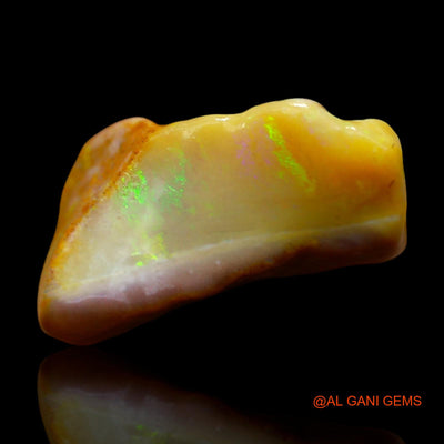 8.00 Cts Natural Australian Fire Opal Loose Gemstone Fancy Rough 17x14x7 mm RE-114