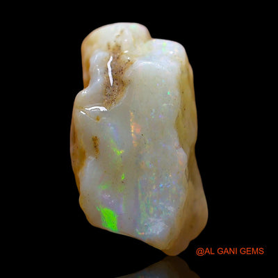 Natural Untreated Fire Opal Loose Gemstone Fancy Rough From Australia 8.00 Cts 16x13x8 mm RE-115