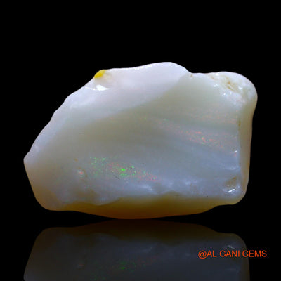 6.00 Cts Natural Australian Fire Opal Loose Gemstone Fancy Rough 16x11x4 mm RE-117