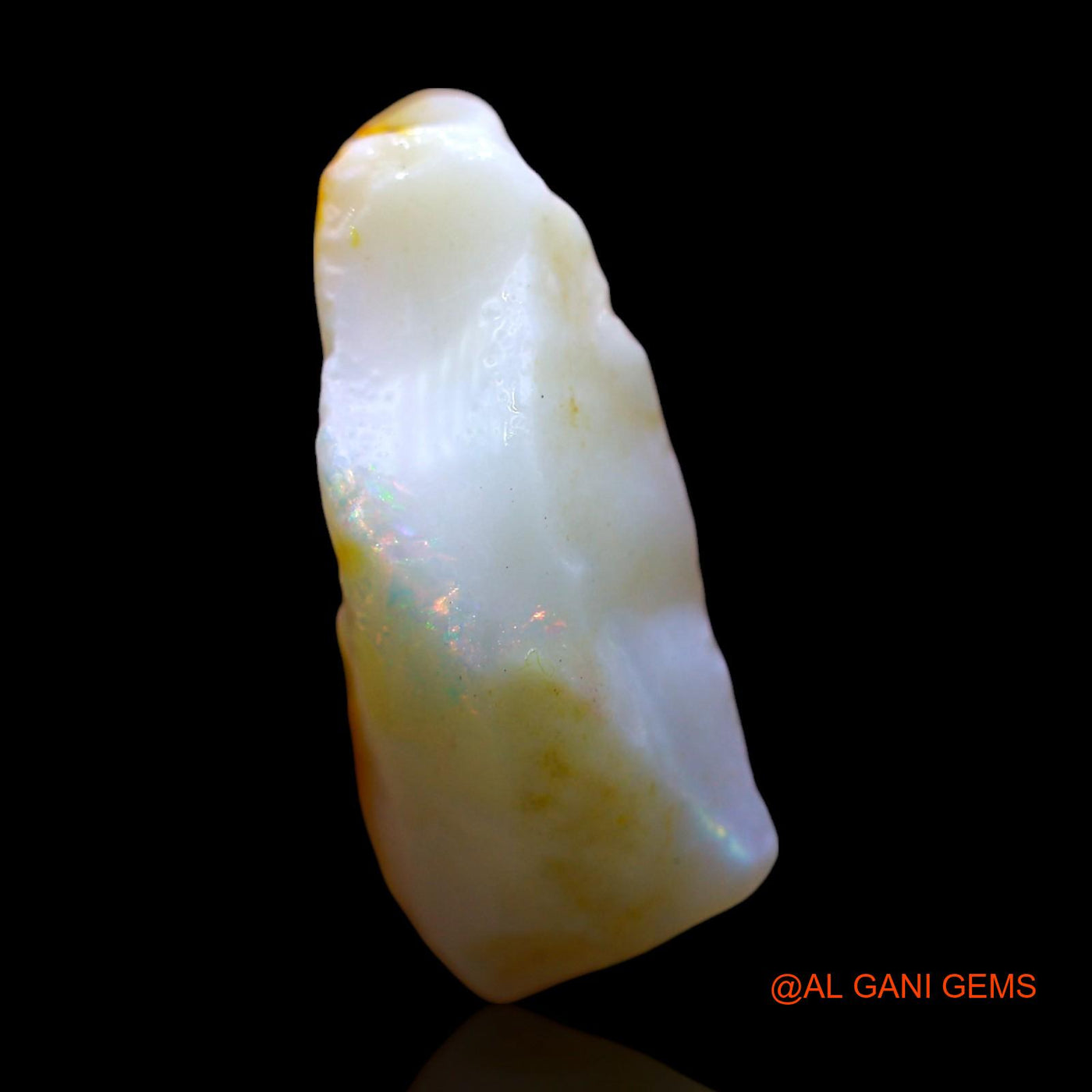6.00 Cts Natural Australian Fire Opal Loose Gemstone Fancy Rough 16x11x4 mm RE-117