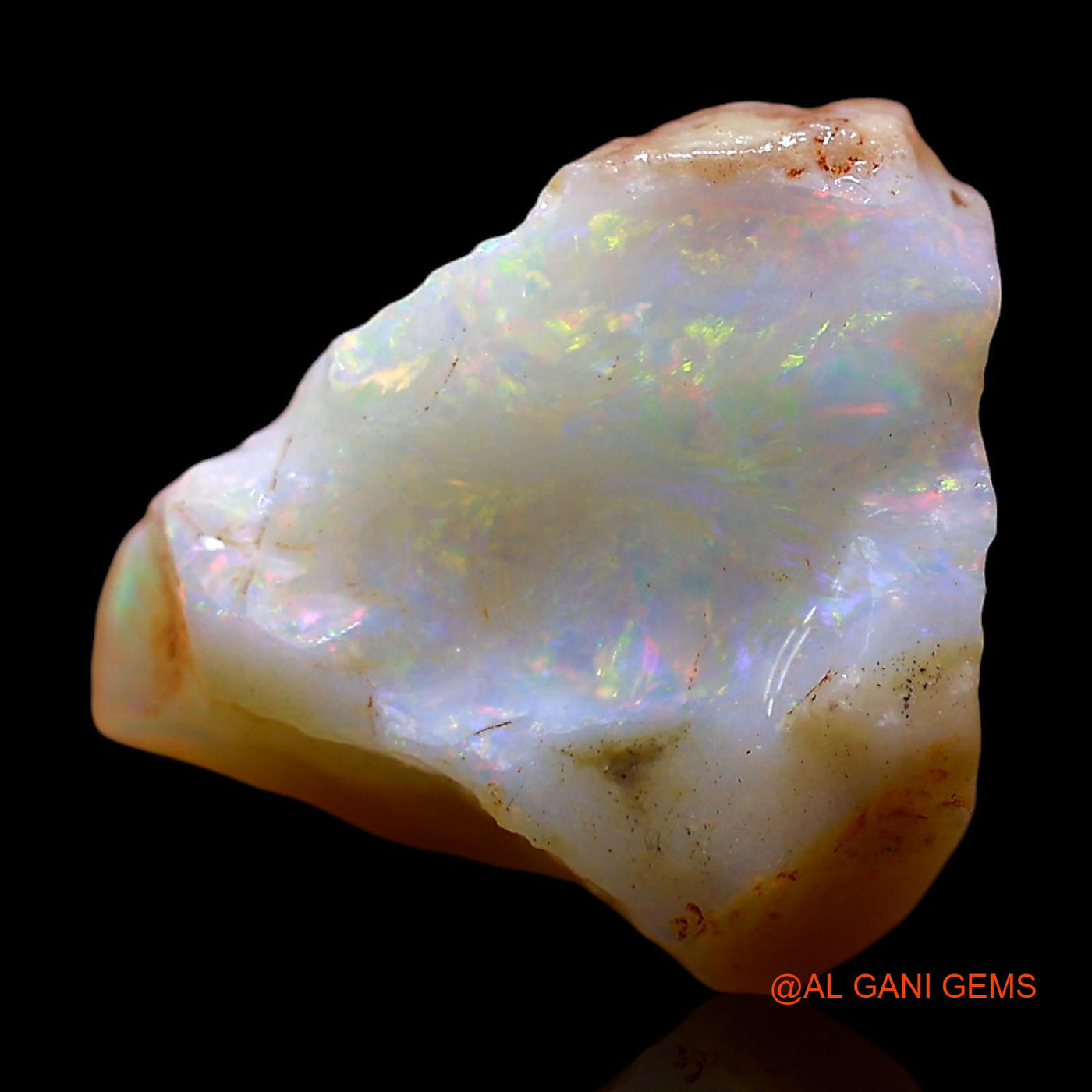 6.00 Cts Natural Australian Fire Opal Loose Gemstone Fancy Rough 16x12x10 mm RE-119