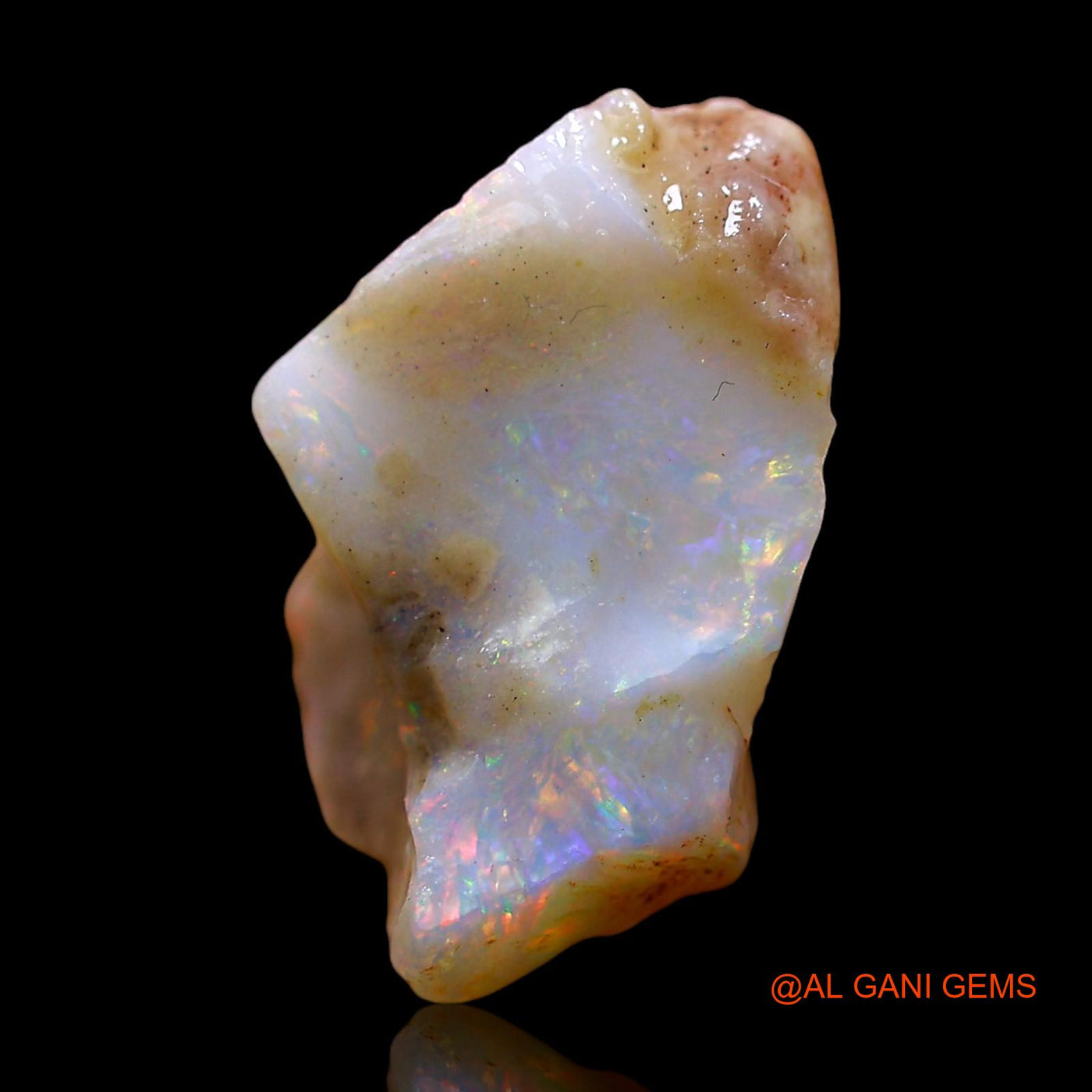 6.00 Cts Natural Australian Fire Opal Loose Gemstone Fancy Rough 16x12x10 mm RE-119