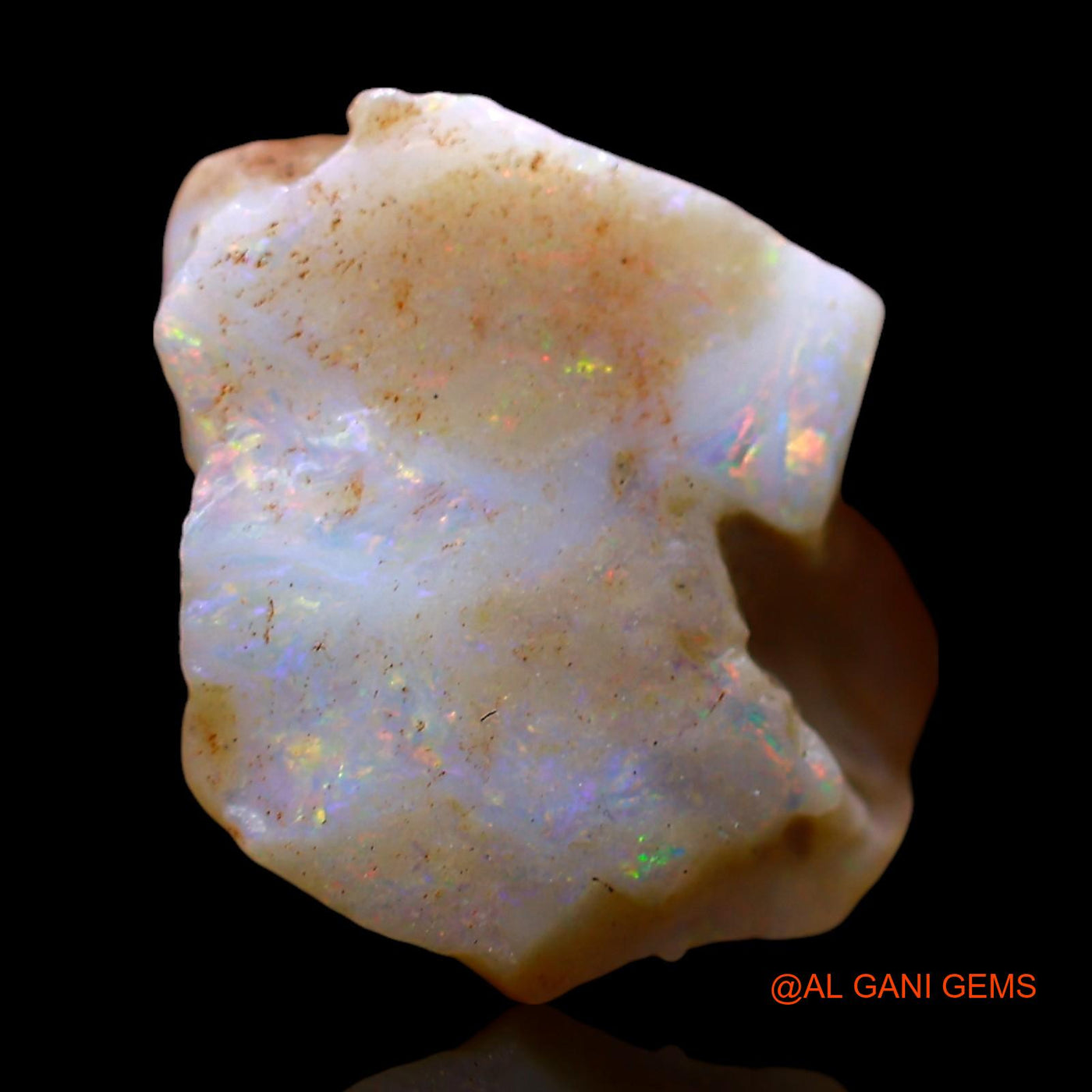 6.00 Cts Natural Australian Fire Opal Loose Gemstone Fancy Rough 16x12x10 mm RE-119
