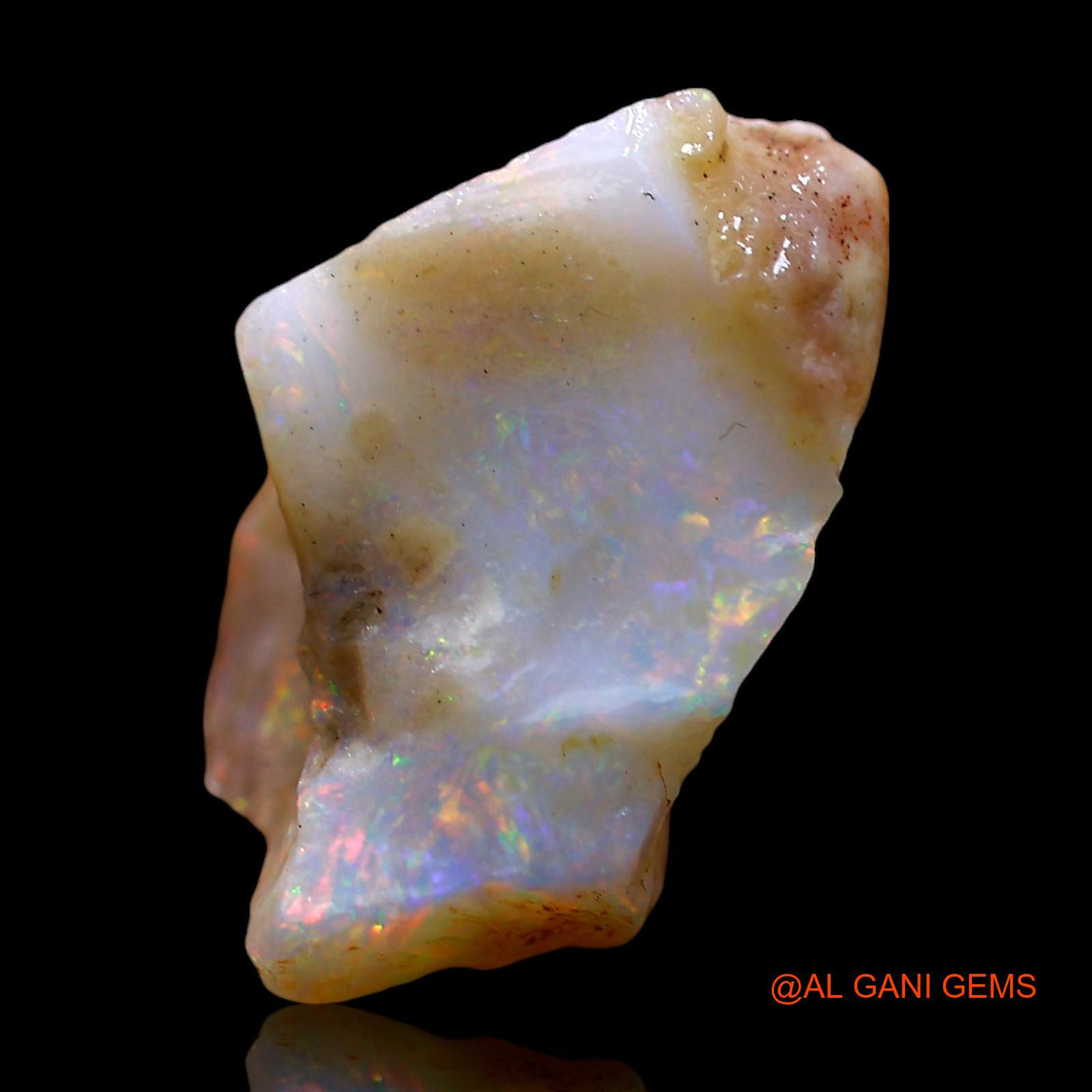6.00 Cts Natural Australian Fire Opal Loose Gemstone Fancy Rough 16x12x10 mm RE-119