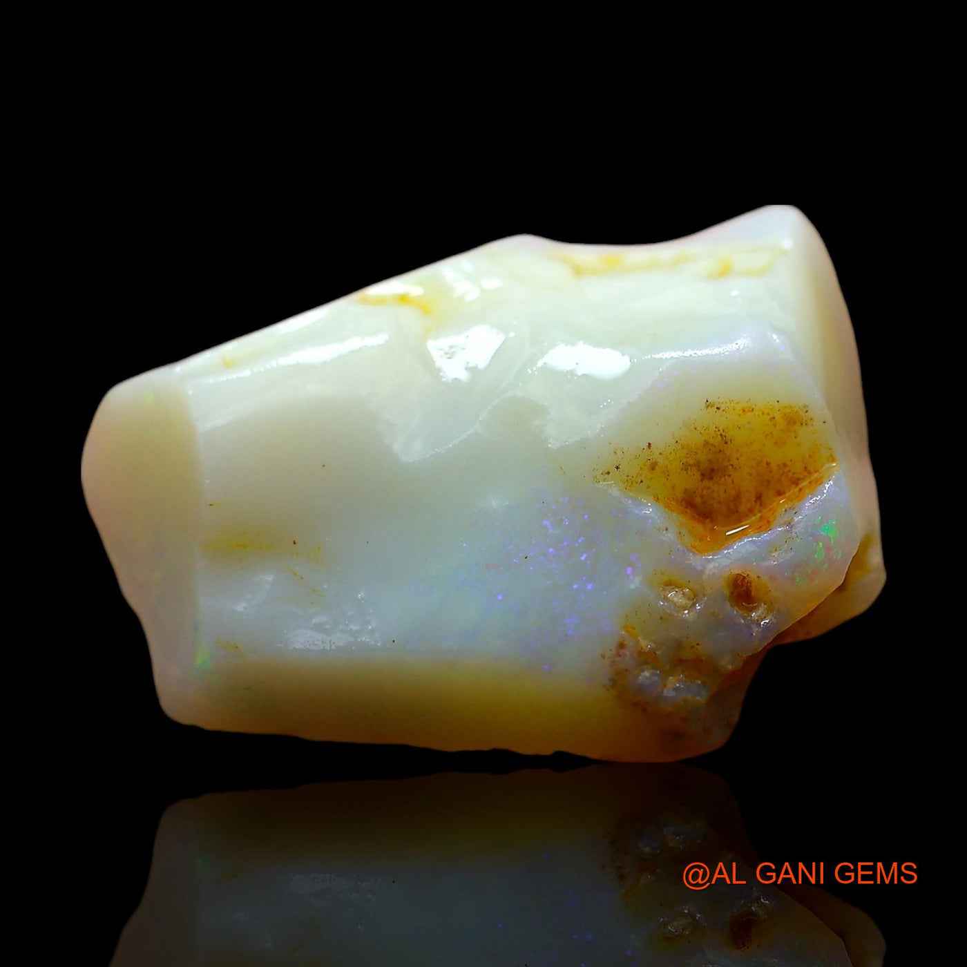 11.00 Cts Natural Australian Fire Opal Loose Gemstone Fancy Rough 20x15x6 mm RE-11