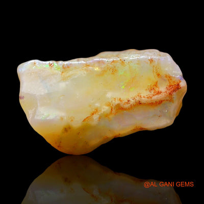 Natural Fire Opal Gemstone 7.00 Cts Loose Fancy Rough From Australia 15x11x10 mm RE-122