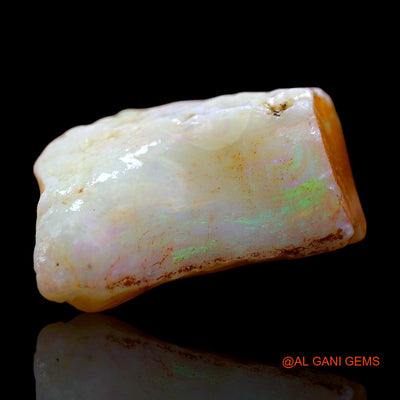 Natural Fire Opal Gemstone 8.00 Cts Loose Fancy Rough From Australia 15x13x9 mm RE-123