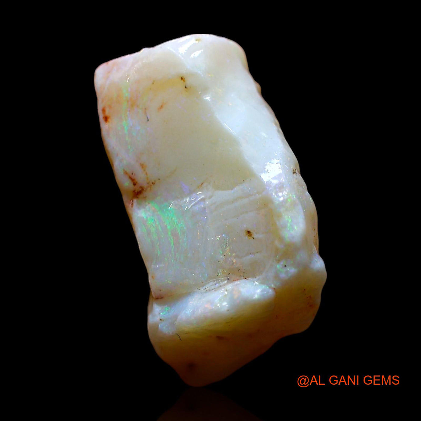 Natural Fire Opal Gemstone 8.00 Cts Loose Fancy Rough From Australia 15x13x9 mm RE-123
