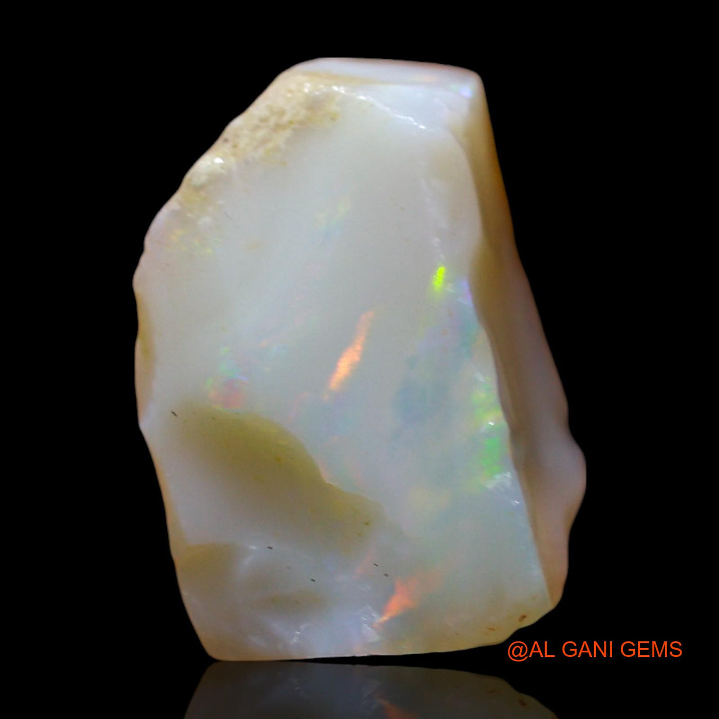 7.00 Cts Natural Australian Fire Opal Loose Gemstone Fancy Rough 15x10x8 mm RE-125