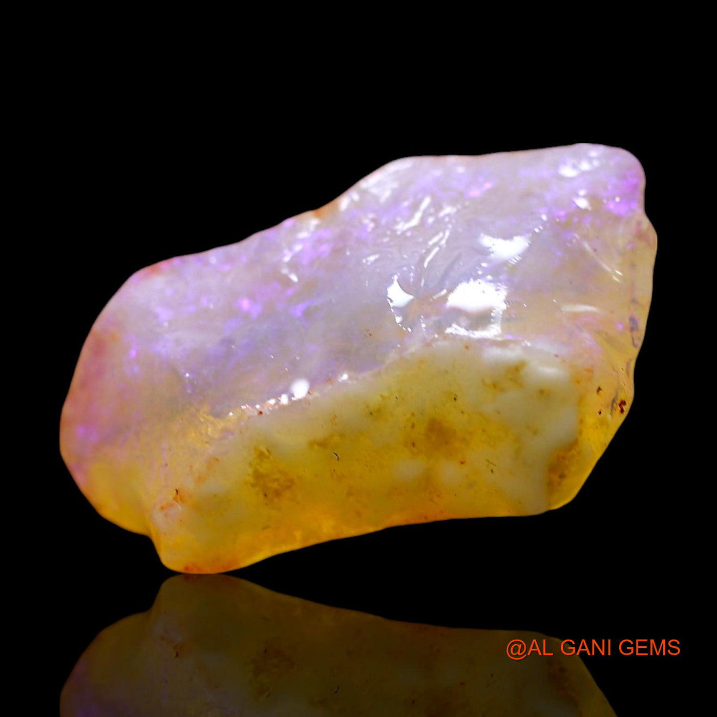 5.00 Cts Unheated Australian Fire Opal Loose Gemstone Fancy Rough Natural 17x9x6 mm RE-126