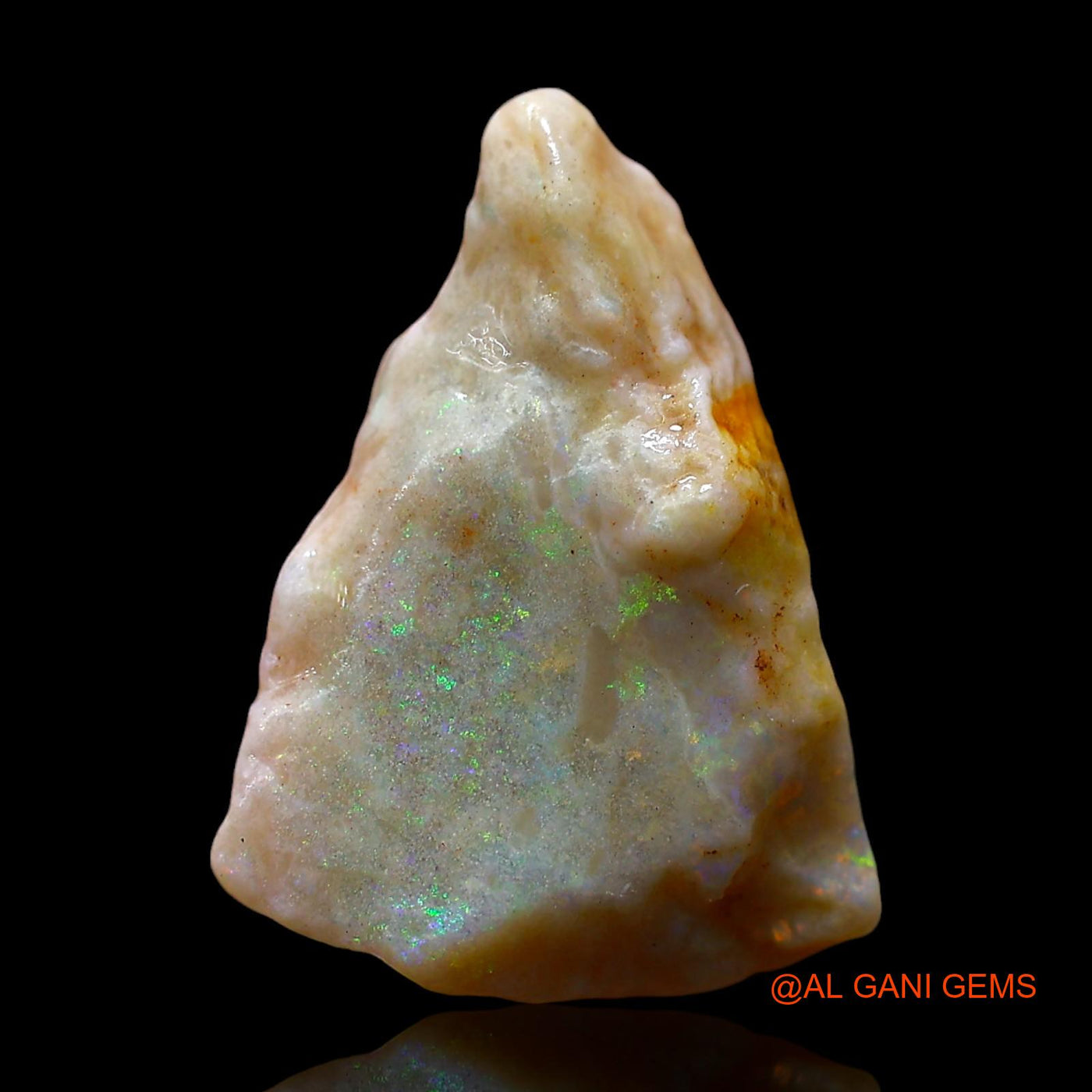 Natural Fire Opal Gemstone 5.00 Cts Loose Fancy Rough From Australia 16x11x8 mm RE-127