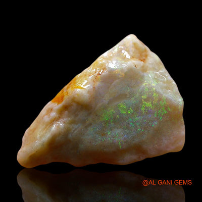 Natural Fire Opal Gemstone 5.00 Cts Loose Fancy Rough From Australia 16x11x8 mm RE-127