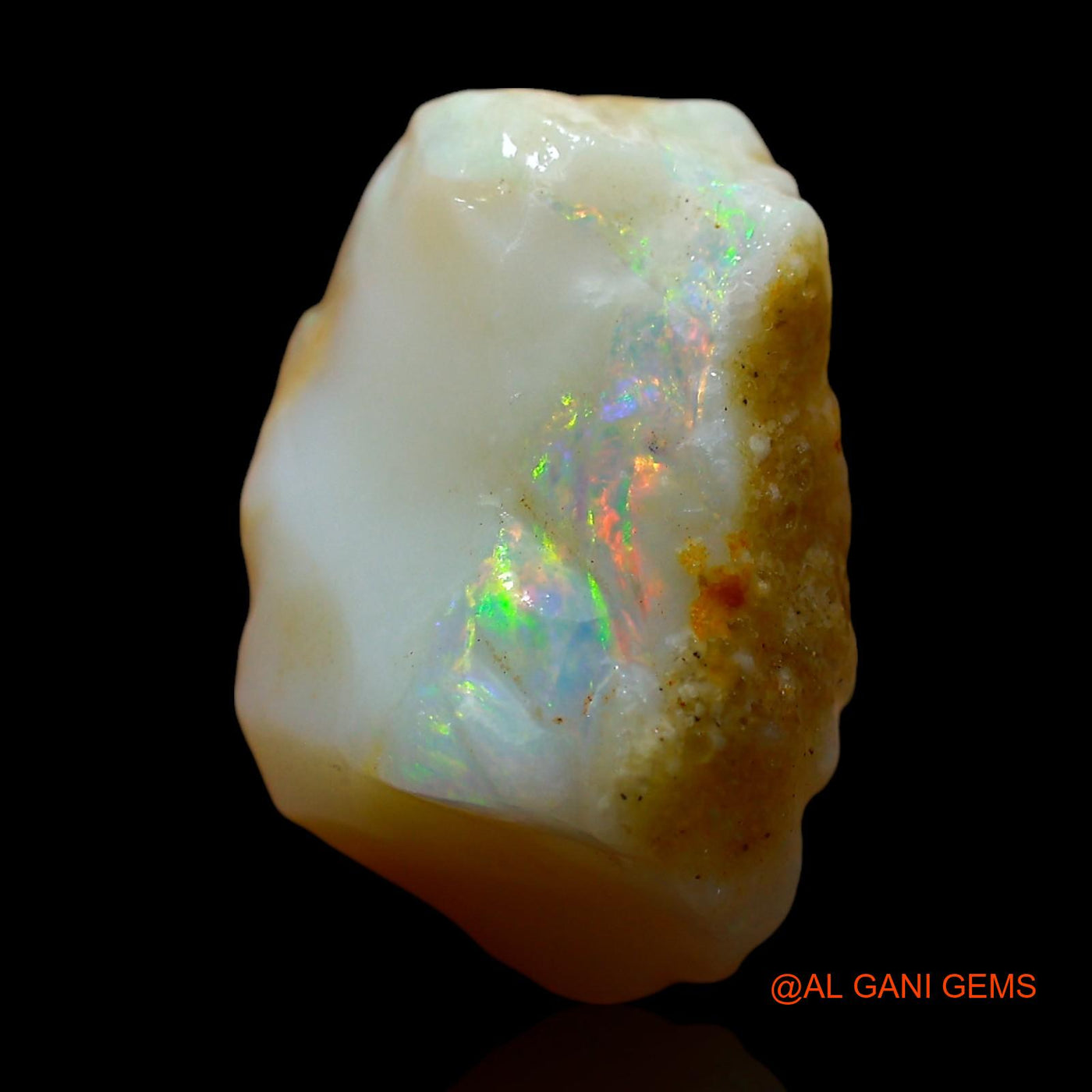 8.00 Cts Unheated Australian Fire Opal Loose Gemstone Fancy Rough Natural 16x10x8 mm RE-128