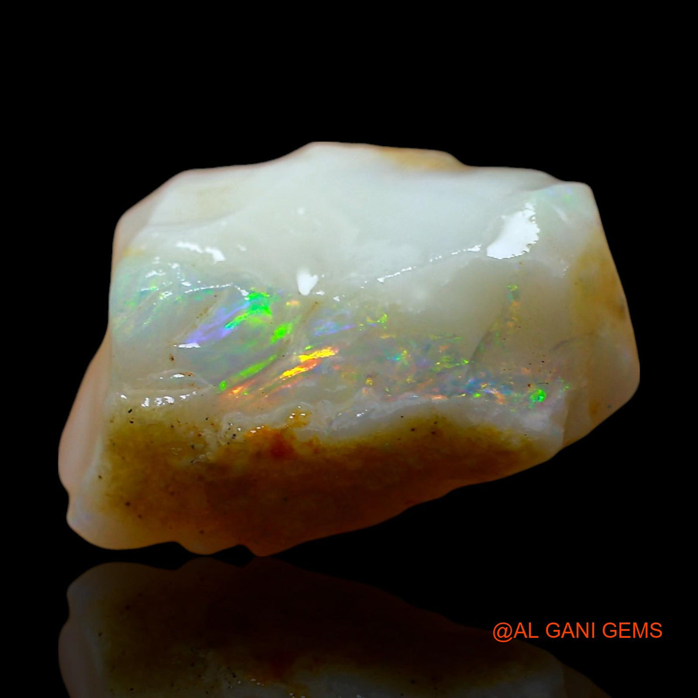 8.00 Cts Unheated Australian Fire Opal Loose Gemstone Fancy Rough Natural 16x10x8 mm RE-128