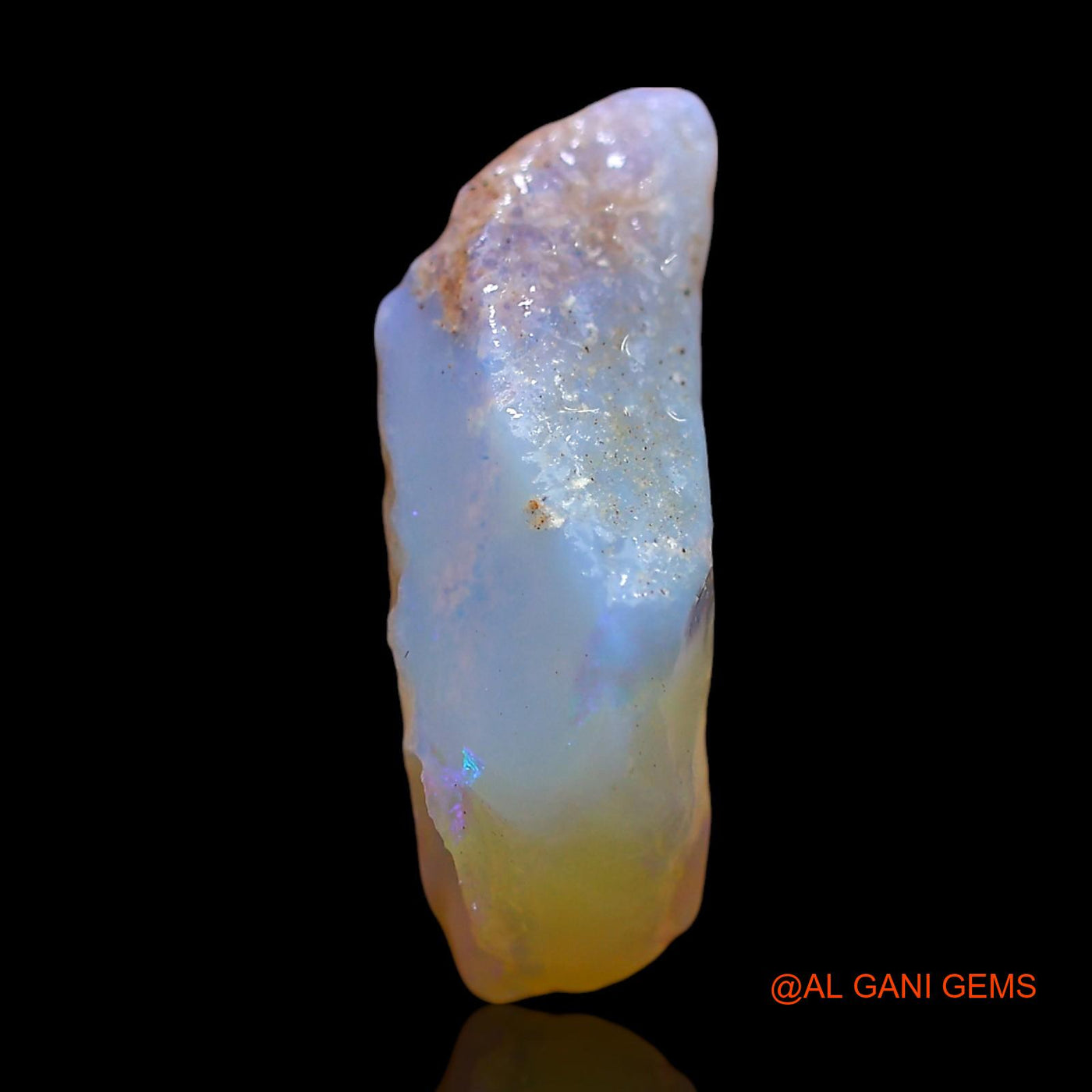 7.00 Cts Natural Australian Fire Opal Fancy Rough Loose Gemstone For Jewelry 14x13x5 mm RE-129