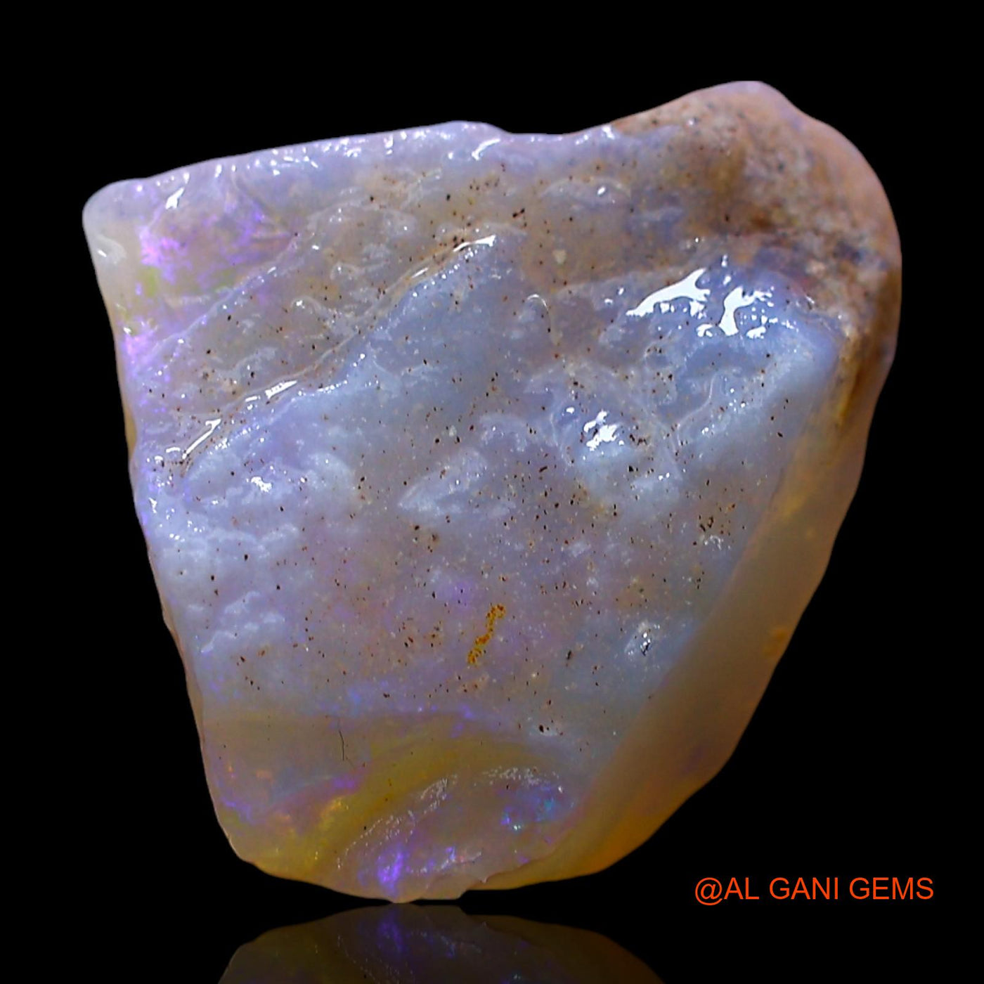 7.00 Cts Natural Australian Fire Opal Fancy Rough Loose Gemstone For Jewelry 14x13x5 mm RE-129