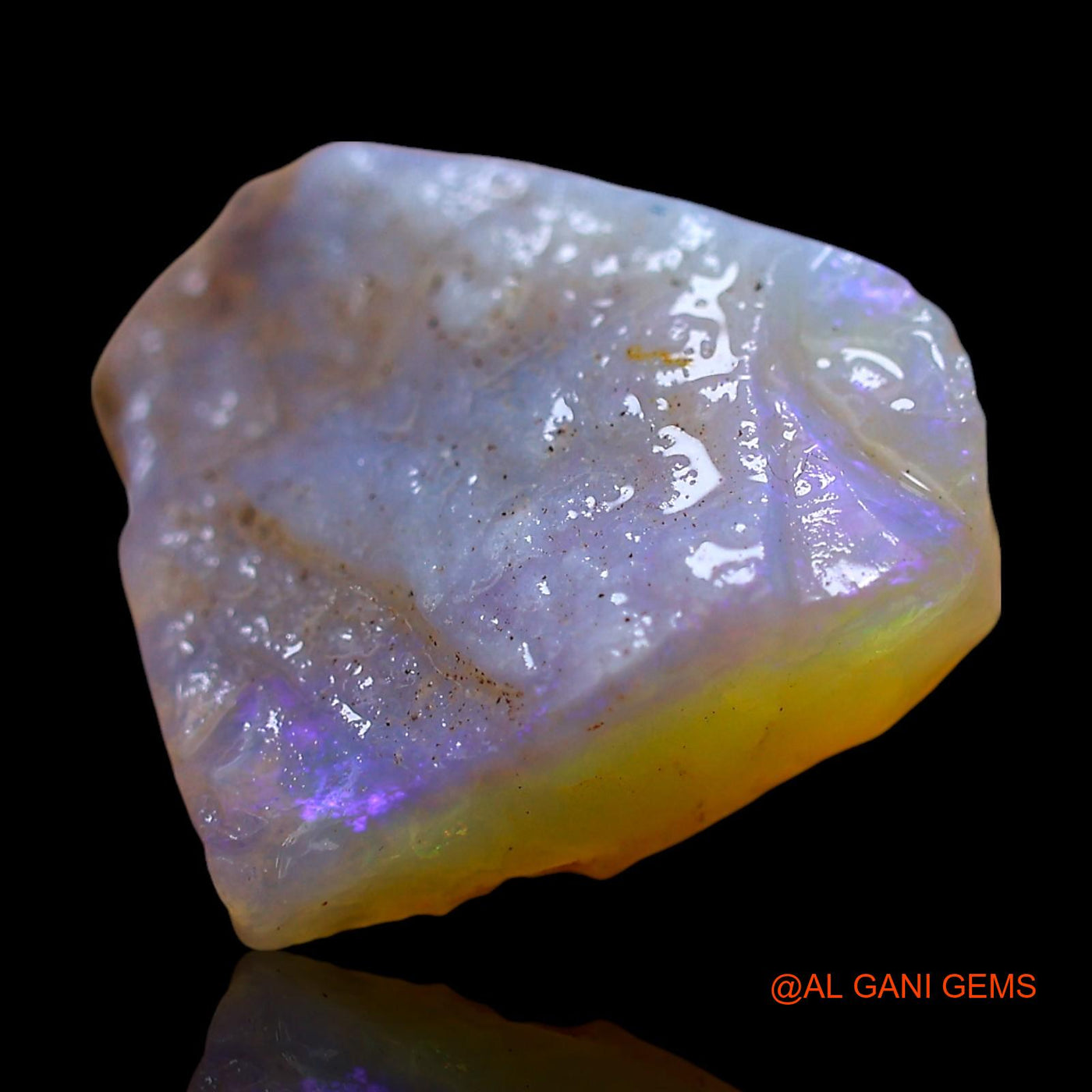 7.00 Cts Natural Australian Fire Opal Fancy Rough Loose Gemstone For Jewelry 14x13x5 mm RE-129