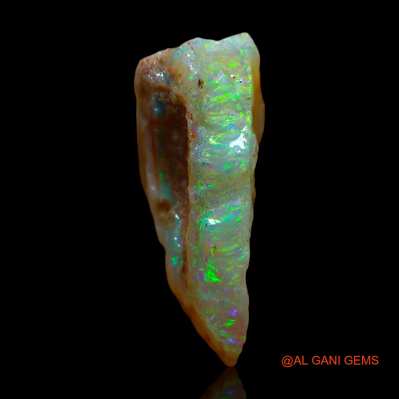 5.00 Cts Natural Australian Fire Opal Loose Gemstone Fancy Rough 17x9x6 mm RE-131