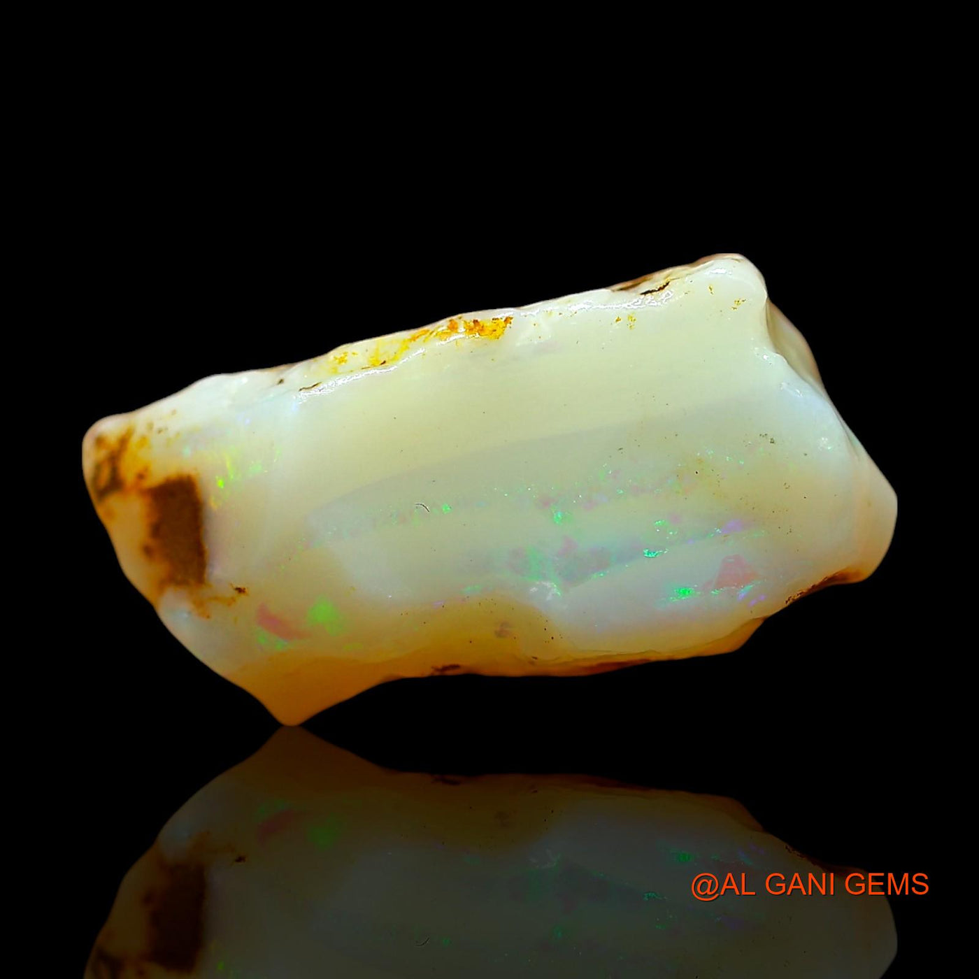 7.00 Cts Natural Australian Fire Opal Loose Gemstone Fancy Rough 17x9x8 mm RE-132