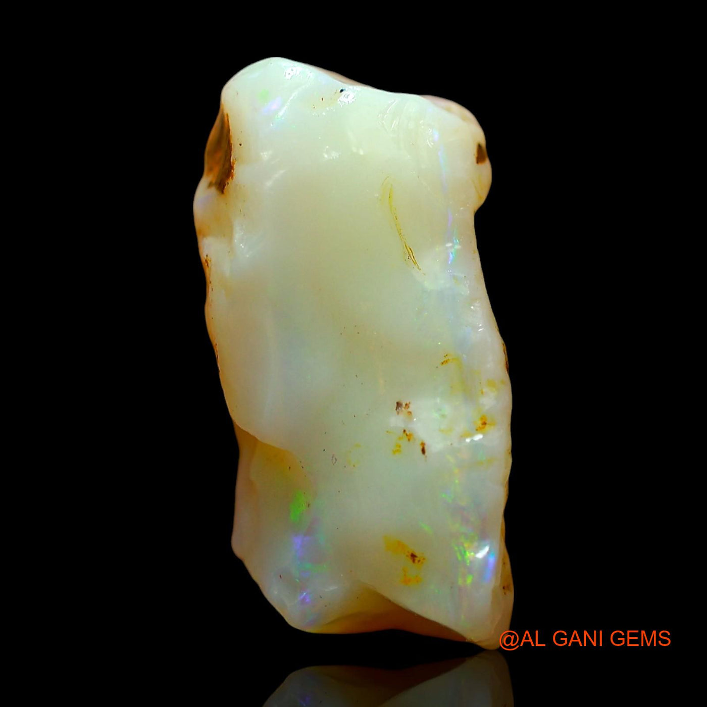 7.00 Cts Natural Australian Fire Opal Loose Gemstone Fancy Rough 17x9x8 mm RE-132