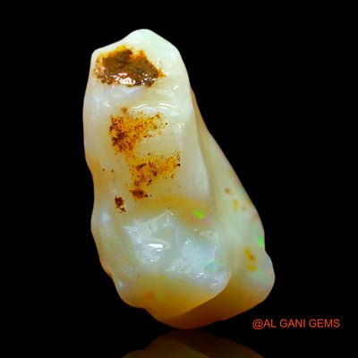 7.00 Cts Natural Australian Fire Opal Loose Gemstone Fancy Rough 17x9x8 mm RE-132
