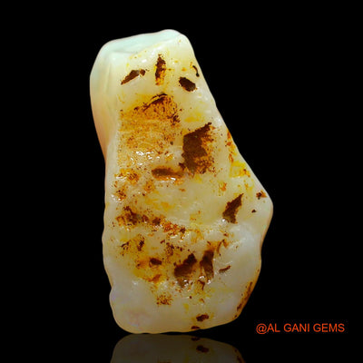 7.00 Cts Natural Australian Fire Opal Loose Gemstone Fancy Rough 17x9x8 mm RE-132